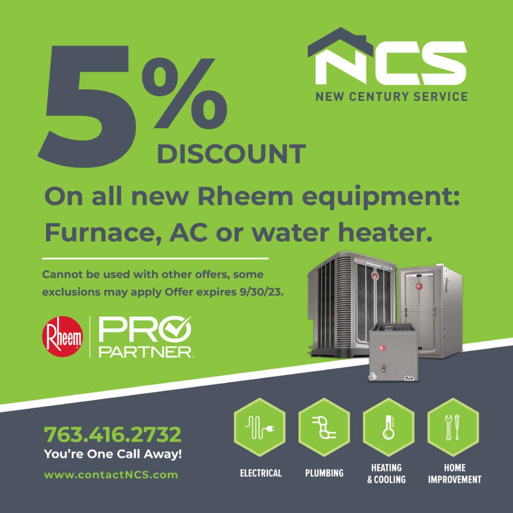 New Century Service - Furnace AC and Water Heater Promotion